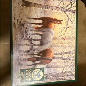 Cobble Hill Winter Horses Puzzle